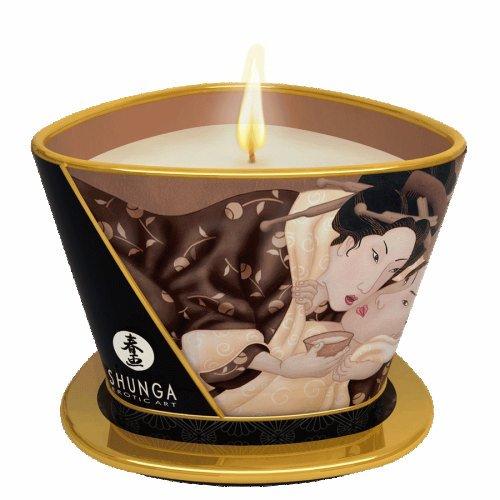 Shunga Massage Candle Intoxicating Chocolate 5.7oz | SexToy.com