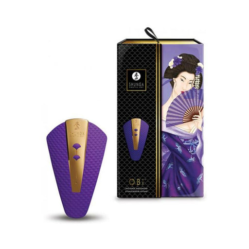 Shunga Obi Intimate Massager - Purple - SexToy.com