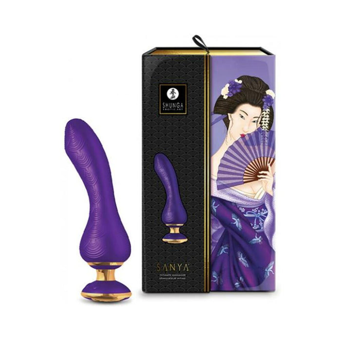 Shunga Sanya Intimate Massager - Purple - SexToy.com