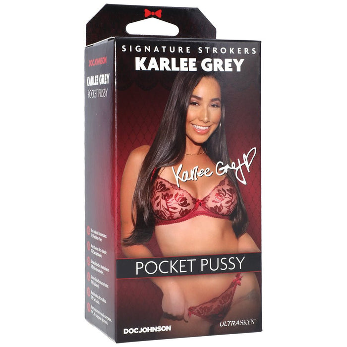 Signature Strokers Karlee Grey Ultraskyn Pocket Pussy - SexToy.com