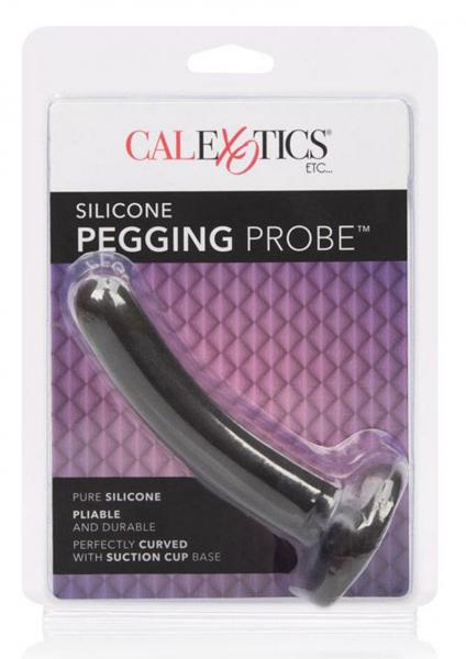 Silicone Pegging Probe Black | SexToy.com