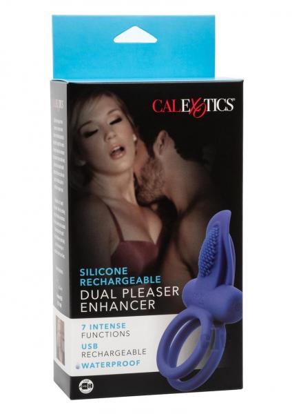 Silicone Rechargeable Dual Pleaser Enhancer | SexToy.com