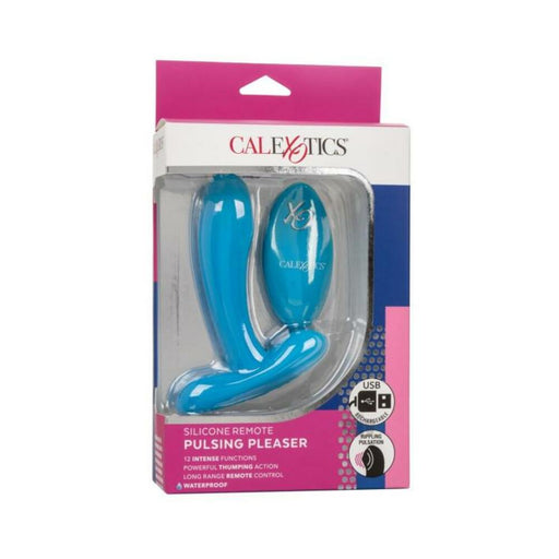 Silicone Remote Pulsing Pleaser Blue - SexToy.com