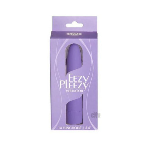Simple & True Eezy Pleezy Classic Vibrator 5.5 In. Purple - SexToy.com