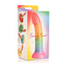 Simply Sweet Phallic 6.5 In. Silicone Dildo Rainbow - SexToy.com