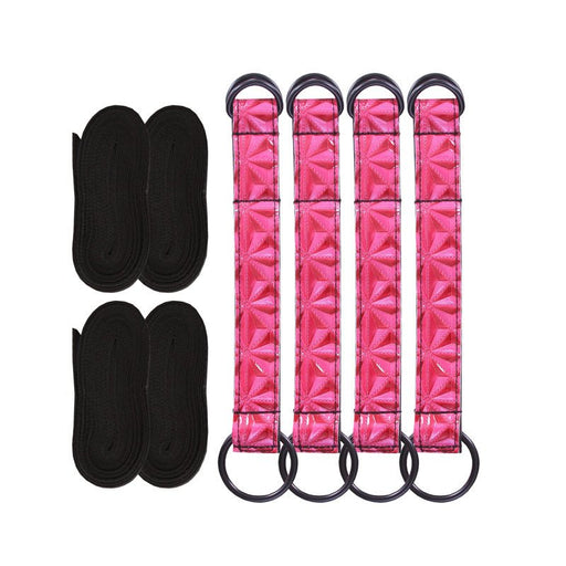 Sinful Bed Restraint Straps - Pink - SexToy.com