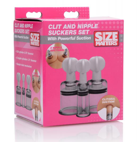 Size Matters Clitoris & Nipple Suckers Set | SexToy.com
