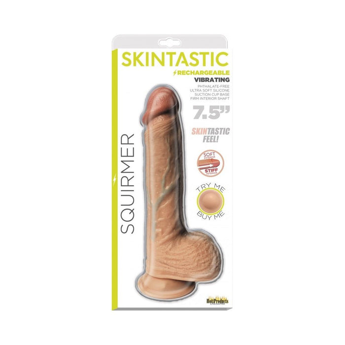 Skintastic Squirmer 7.5 inches Rechargeable Vibrating Dido | SexToy.com