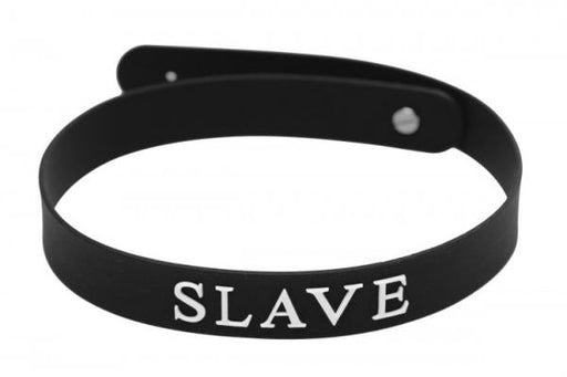 Slave Silicone Collar Black | SexToy.com