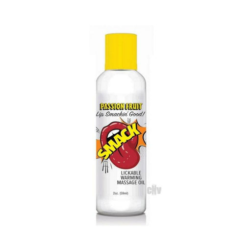 Smack Lickable Massage Oil Passion Fruit 2 Oz. - SexToy.com