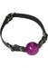 Small Ball Gag With Buckle 1.5 Inch Purple | SexToy.com