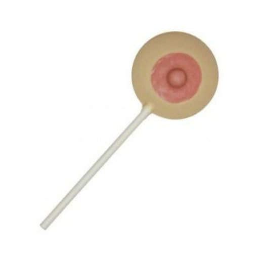 Small Single Boob Butterscotch Lollipop - SexToy.com
