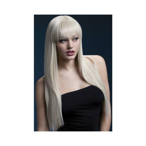 Smiffy Fever Wig Jessica Blonde 26 inches Long with Bangs - SexToy.com
