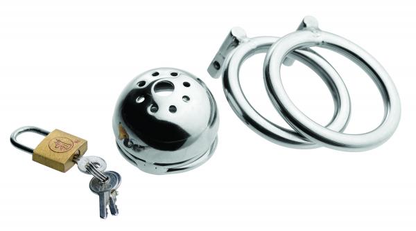 Solitary Extreme Confinement Cage Steel Silver | SexToy.com