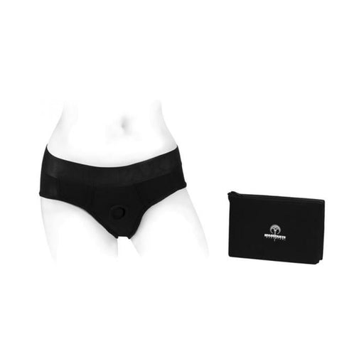 Spareparts Tomboi Rayon Briefs Harness Black Size Xs | SexToy.com