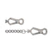 Spartacus Endurance Nipple Clamps Light Point Clamps With Curbed Chain | SexToy.com