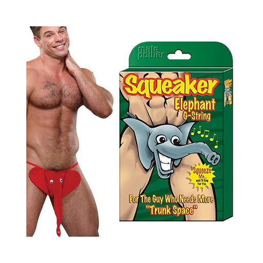 Squeaker Elephant G-String Red | SexToy.com