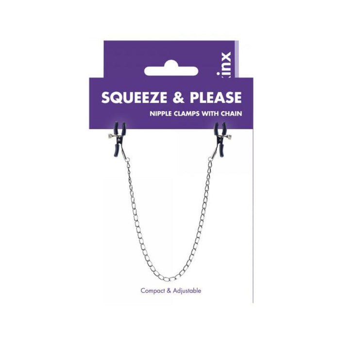 Squeeze N Please Nipple Clamps Chain Kinx - SexToy.com