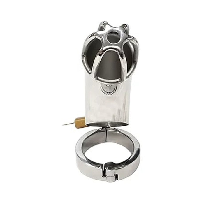 Stainless Cock Cage With Padlock  In Clamshell | SexToy.com