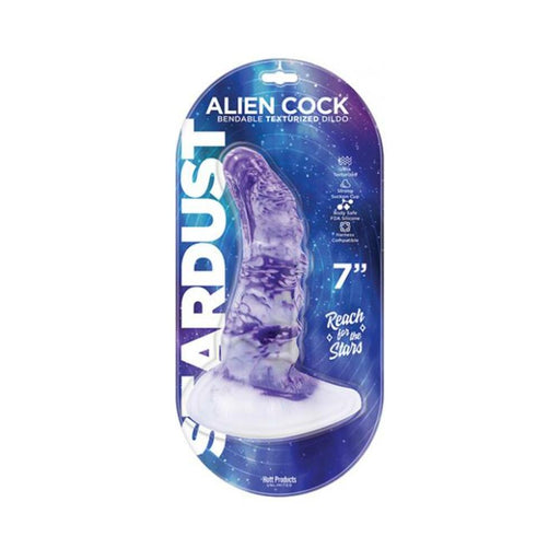 Stardust Alien Cock Silicone Textured Dildo 7in | SexToy.com