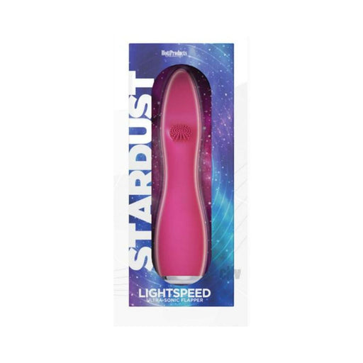 Stardust Lightspeed Flapper Tip Vibrator Magenta | SexToy.com