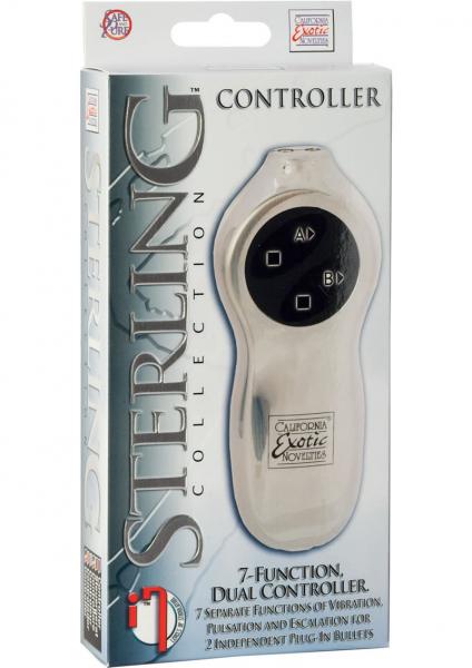 Sterling Collection 7 Function Dual Controller For 2 Independent Plug In Bullets | SexToy.com