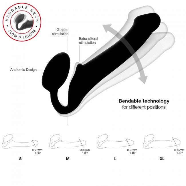 Strap-on-me Bendable Strap-on Small | SexToy.com