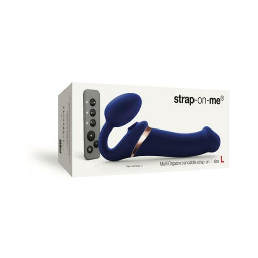 Strap-on-me Multi Orgasm Bendable Strap-on Large Night Blue | SexToy.com