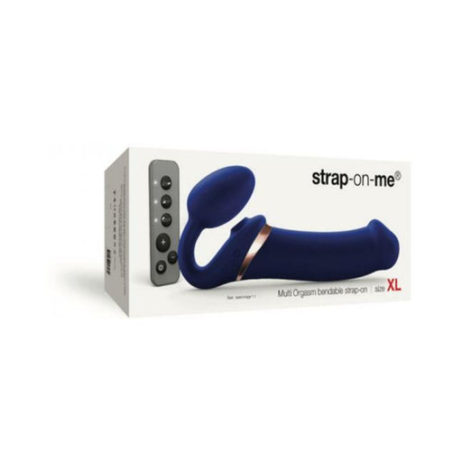 Strap-on-me Multi Orgasm Bendable Strap-on Xl Night Blue | SexToy.com