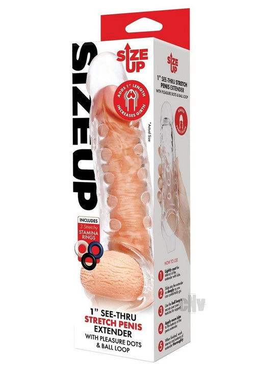 Su Clear View Penis Extender Studded 1 - SexToy.com