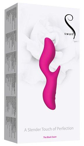 Swan 7 Black Swan Pink Rabbit Vibrator | SexToy.com
