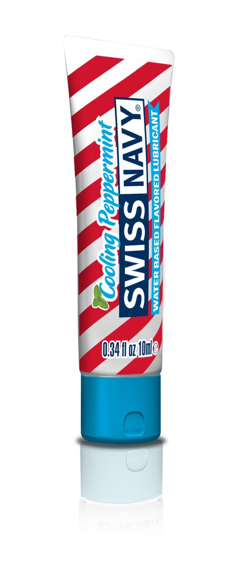 Swiss Navy Cooling Peppermint Water-Based Lubricant 10ml - SexToy.com