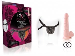 SX For You Harness Kit With Cock 7 inches Beige | SexToy.com