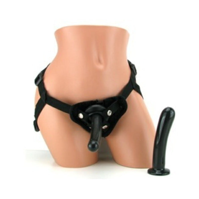 Tantus Bend Over Intermediate Harness Kit - Black | SexToy.com