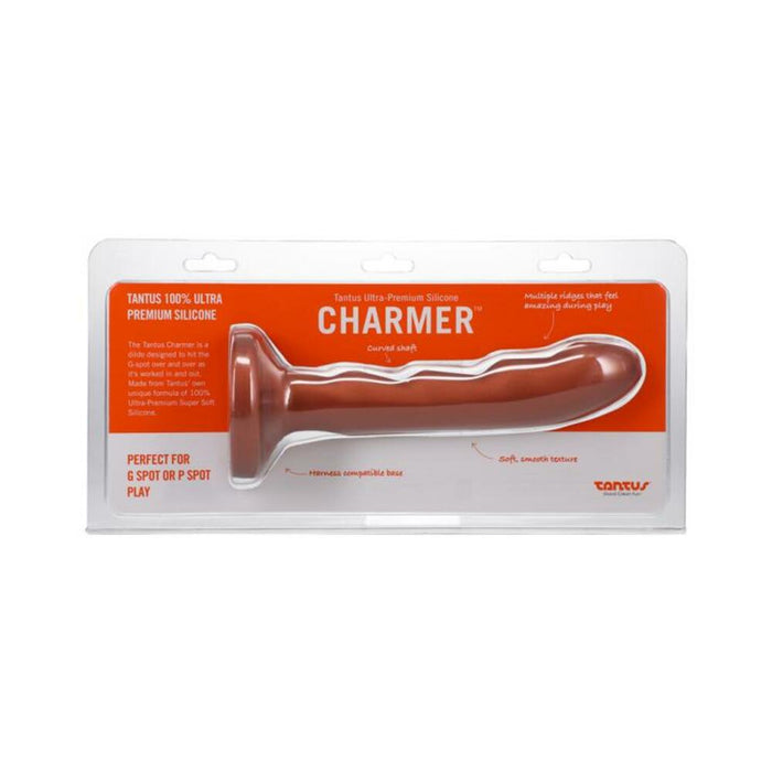 Tantus Charmer 8 In. G-spot Dildo Firm Copper | SexToy.com