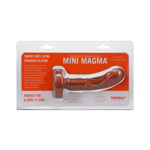 Tantus Mini Magma 5 In. Fantasy Dildo Firm Copper | SexToy.com