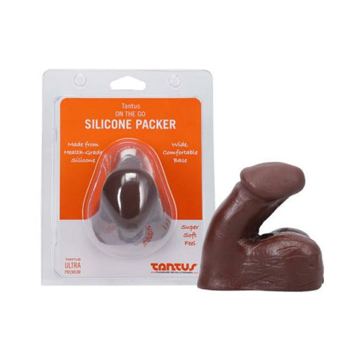 Tantus On The Go Silicone Packer Espresso (clamshell) - SexToy.com