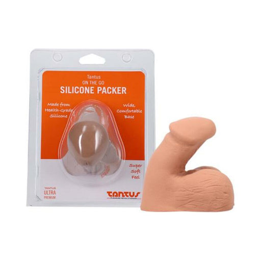 Tantus On The Go Silicone Packer Honey (clamshell) - SexToy.com