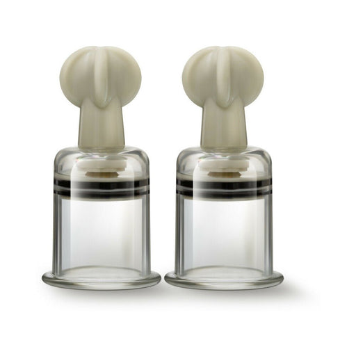 Temptasia - Clit And Nipple Large Twist Suckers - Set Of 2 - Clear - SexToy.com