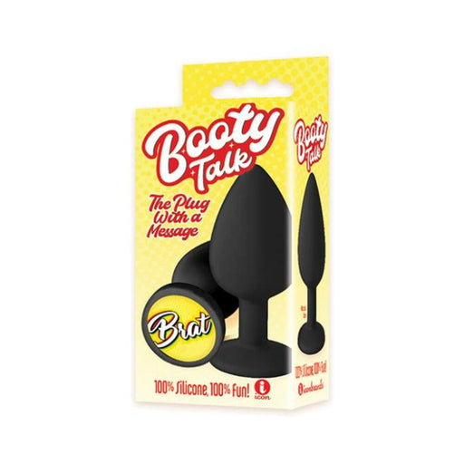The 9's Booty Calls Brat Plug - Black - SexToy.com