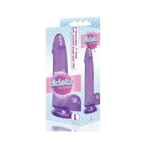 The 9's Diclets 7" Jelly TPR Dong Purple | SexToy.com
