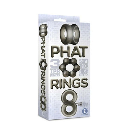 The 9's Phat Rings Smoke 1 Chunky Cock Rings | SexToy.com