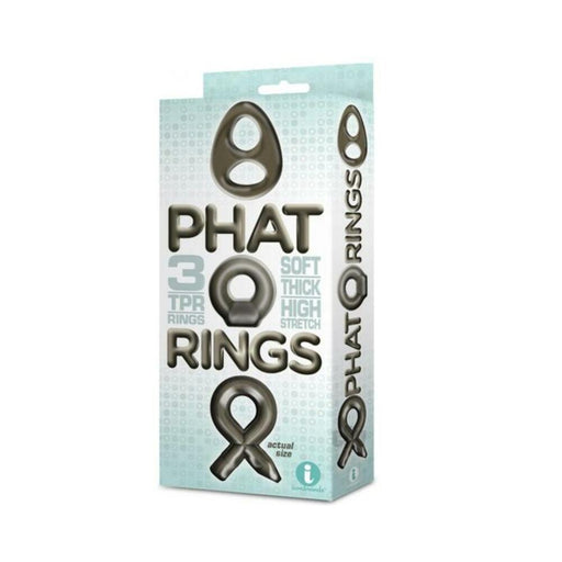 The 9's Phat Rings Smoke 2 Chunky Cock Rings | SexToy.com