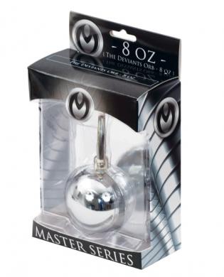 The Deviants Orb 8 Ounces Ball Weight Silver | SexToy.com