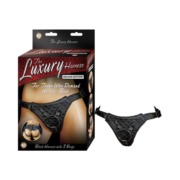The Luxury Harness Deluxe Edition-Black | SexToy.com