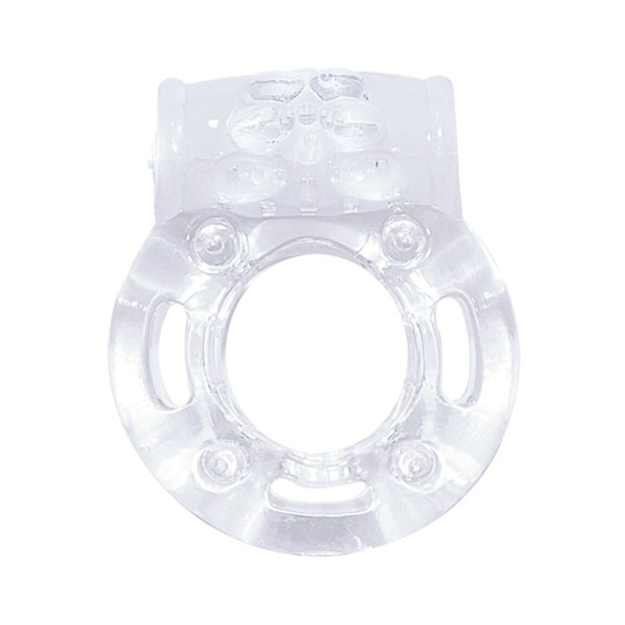 The Macho Crystal Collection Vibrating Cock Ring (clear) | SexToy.com