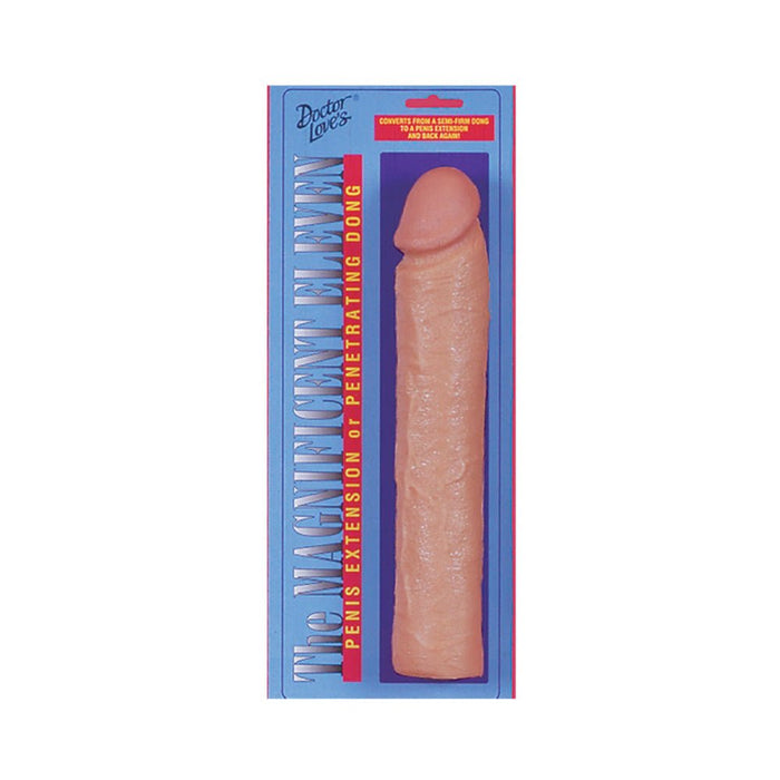 The Magnificent Eleven Penis Extension Dong Beige | SexToy.com