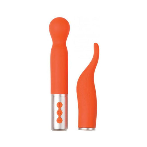The Naughty Collection Interchangeable Heads Vibrator - Coral Bundle - SexToy.com
