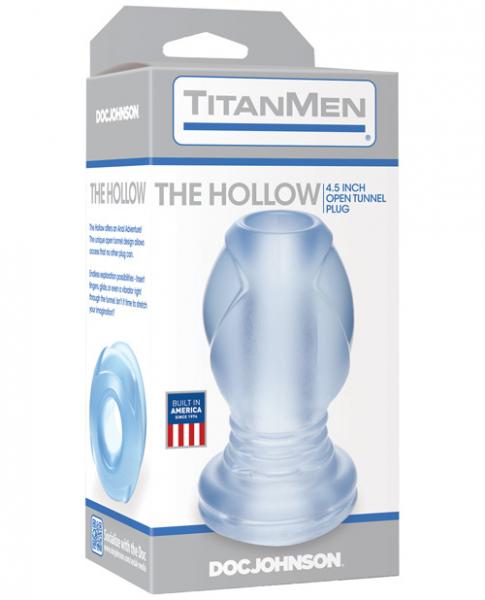 TitanMen The Hollow Tunnel Plug Clear | SexToy.com