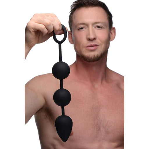 Tom Of Finland Weighted Anal Ball Beads Black | SexToy.com